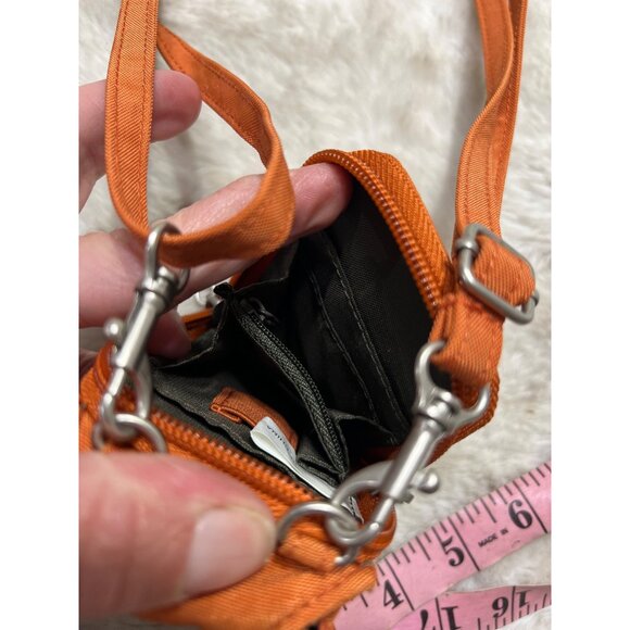 Baggallini Mini Orange Crossbody Bag With Adjustable Strap - Picture 6 of 8